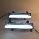 thumbnail image 4 of 2 piezas de diseño de coche para Jeep Compass 2017 2018 LED DRL luces de conducción diurna luz diurna lámpara impermeable señal de giro amarilla, 4 of 4