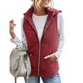 thumbnail image 4 of Vedolay Womens Parkas Business Casual Winter Fall Coat With Pockets Red,S, 4 of 5