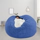 thumbnail image 5 of Cobertura para sofá suave, espumosa y cómoda de terciopelo, cubre sin relleno, 180cmx90cm, para sala de estar, dormitorio, oficina, decoración del hogar, fieltro grueso, resistente a, 5 of 8