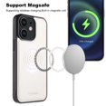 thumbnail image 5 of Allytechgroup Case for iPhone 12 Mini with Detachable Cards Holder, RFID Blocking 2 In 1 Wallet Case with Kickstand Shockproof Back Cover Shell for iPhone 12 Mini, White, 5 of 9