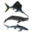 thumbnail image 3 of serony Realistic Animal Model Figure Sailfish Figurine Toys Home Decor Dark Green, 3 of 9
