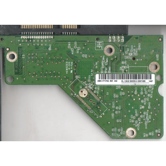 WD2503ABYX-01WERA0, 2061-771702-501 AG, WD SATA 3.5 PCB