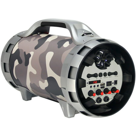 Blackmore Active Lifestyle BTU-5002 Speaker System - 950 W RMS - Wireless Speaker[s] - Portable - Battery Rechargeable - Jungle Camo