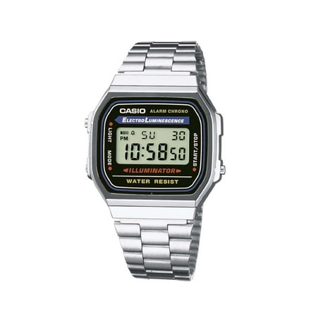 Casio A168WA-1 Mens Classic Digital Bracelet Watch
