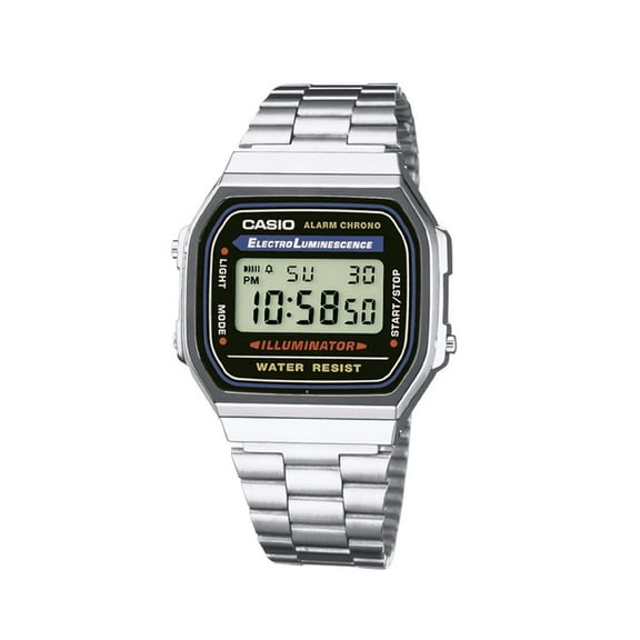 Casio A168WA-1 Mens Classic Digital Bracelet Watch