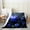 Black Blue, variant on Queen Crown Flannel Blanket,Sparkling Diamond Fashion Chic Throw Blanket,Tie-dye Graffiti Psychedelic Cozy Throws for Bed Couch Sofa,Pink Black Soft and Breathable,Baby Size (30 x 39 Inches)