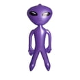 thumbnail image 2 of AZXY Purple Inflatable Alien Halloween Decorations, Halloween Inflatables Halloween Yard Decor Halloween Outdoor Decor, Halloween Decor for Party Front Porch Lawn, Spooky Alien Yard Ornament Supplies, 2 of 6