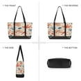 thumbnail image 6 of FORMRS Canvas Laptop Tote Bag for Women with 15.6" Computer Compartments Shoulder Handbag, Blue Starfish, 6 of 7