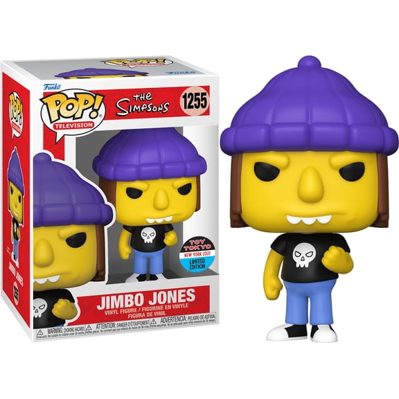 Collectible Funko POP! Television: The Simpsons - Jimbo Jones (2022 NYCC)(Toy Tokyo) #1255