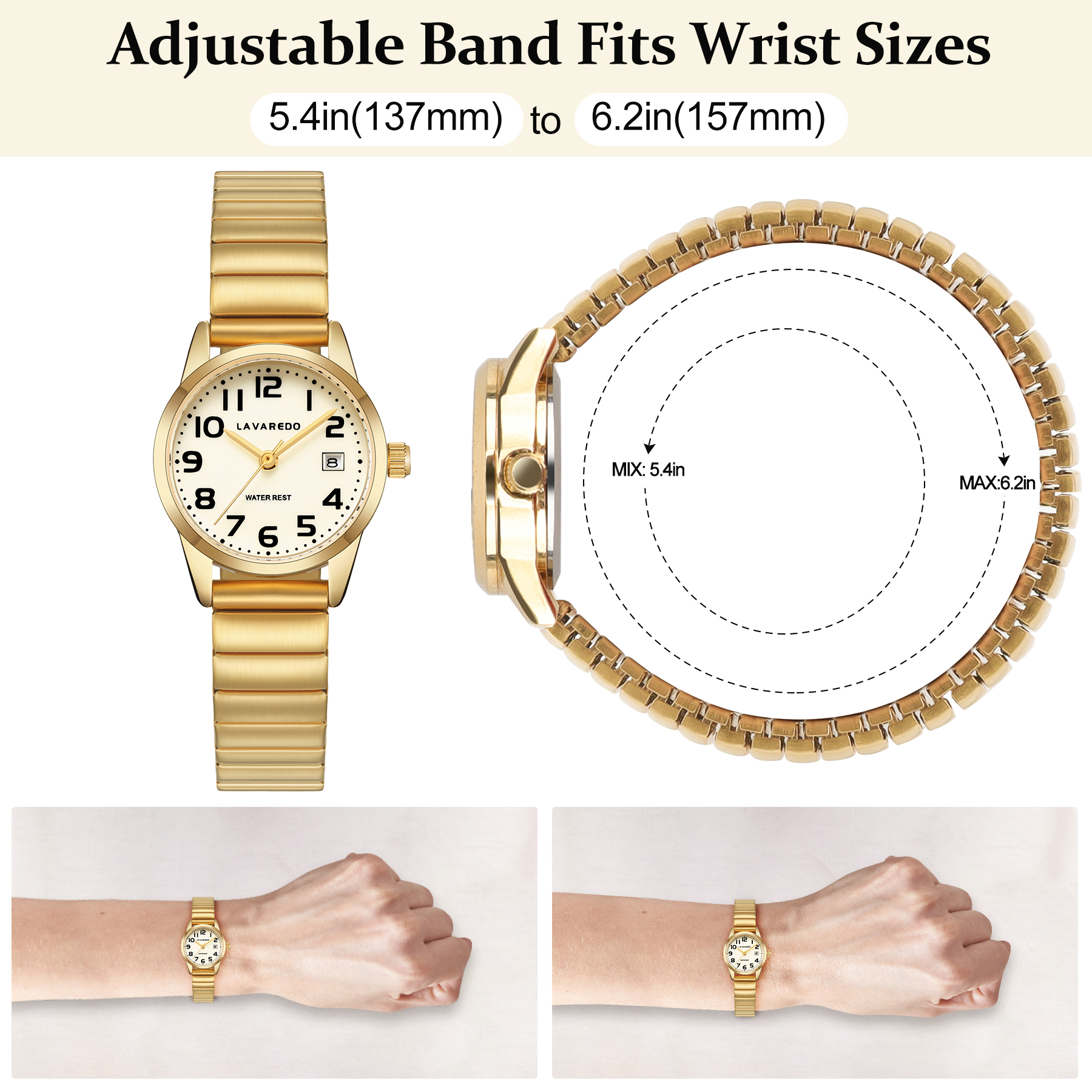 VTAIGE Women's Analog Watch with Expansion Band Small photo 4