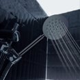 thumbnail image 3 of All Metal Handheld Shower Head High Pressure Shower Heads - Simple Chrome Hand Shower Head High Flow Even with Low Water Pressure (Round), 3 of 3