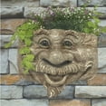 thumbnail image 2 of Homestyles Uncle Nate Muggly Face Garden Statue Tree & Patio Wall Planter, 2 of 4