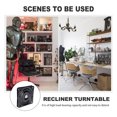 thumbnail image 1 of YSNOOWE Multifunctional Rotating Swivel Turntable A3 Steel Plate Black Stable Rotation 1Pcs, 1 of 8