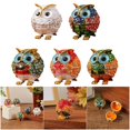 thumbnail image 4 of Diamonds Encrusted Owl Shaped Alloy Jewelry Box With Secure Storage Compartment for Earrings Necklaces, 4 of 8