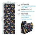 thumbnail image 2 of Navy Mexican Skull Pattern Hot Yoga Mat Towel Non Slip for Hot Yoga - Quick-Drying Yoga Mat Cover with 4 Corner Pockets with Travel Bag - Hot Yoga Towel Non Slip Grip Moisture Wicking Sweat 70"x26", 2 of 6