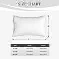 thumbnail image 6 of Bixox White Printed Pillow Protector,Super Soft Ideal for Home,Guests,Rentals - 14"x20", 6 of 8