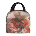 thumbnail image 1 of Fotbe Adorable Kitten In Kimono Bolsa Térmica con Estampado y Forro de Aluminio Grueso Bolsa de Almuerzo con Bolsillo Frontal para Hombres y Mujeres, Ideal para Trabajo, Escuela, 1 of 8