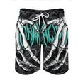 thumbnail image 5 of Skeletal Hands Mens Swim Trunks Quick Dry Stretch Board Shorts with Soft Mesh Lining Funny Beach Short with Pockets L-XL, 5 of 8