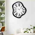 thumbnail image 3 of S Twisted Clock, INS Style Wall Clock, Silent Wall Clock, Simple Clock for Decorating Living Room, 3 of 5