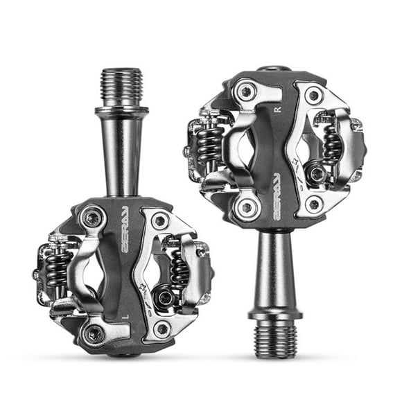 Yeacher Mountain Bike Pedals with Cleats Clip Pedals Ultra Light Aluminium Bicycle Pedals Cycling Pedals Replacement For SPD Mountain Bicycle Pedal System