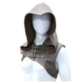 thumbnail image 2 of Teacher Appreciation Gifts AXXD Women Men Buckle Solid Imitation Leather Middle Ages Retro Vintage Cap Performance Clothing Cap Hat, 2 of 5