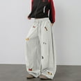 thumbnail image 2 of Yuanlong Pants Funny Sausage Dog Print Jogging Embroidery Drawstring Cuffs Sweatpants Adult Streetwear Oversized Trousers, 2 of 3