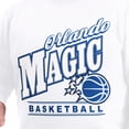 thumbnail image 5 of Men's G-III Sports by Carl Banks White Orlando Magic Adaptive Headliner Fleece Crewneck Sweatshirt, 5 of 6