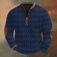 thumbnail image 1 of Blusas y camisas de manga larga con cuello redondo Sudadera con capucha de cuello redondo para hombre Jersey estampado Blusa de poliéster de manga larga para hombre, 1 of 4