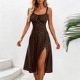 thumbnail image 2 of MYAOYI Womens Summer Sleeveless Dress Polka Dot A-Line Dress, 2 of 8