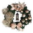 thumbnail image 2 of Perfume Champagne Gold Christmas Wreath Home Decoration Outdoor Front Door Autumn Wreath, 2 of 5