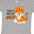 thumbnail image 4 of Inktastic Just a Wee Bit Wild Cute Tiger Cub Boys or Girls Baby Bodysuit, 4 of 5