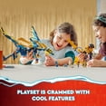 thumbnail image 5 of LEGO NINJAGO Elemental Dragon vs. The Empress Mech 71796 Building Toy Set, Features a Dragon, Mech, Ninja Flyer and 6 Minifigures, Gift for Boys and Girls Ages 9+ Who Love Ninja Warriors, 5 of 9