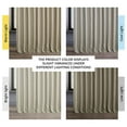 thumbnail image 3 of TiaGOC Faux Linen Room Darkening Curtains - 108 Inches Long Extra Wide Luxury Linen Curtains for Bedroom & Living Room (1 Panel), 100W X 108L, Oatmeal, 3 of 9
