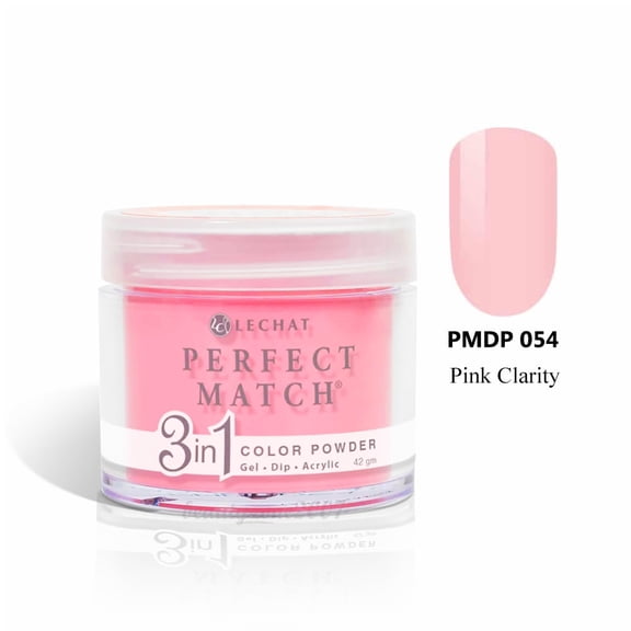 LeChat Perfect Match 3 in 1 Color Powder PMDP054 Pink Clarity 1.5oz