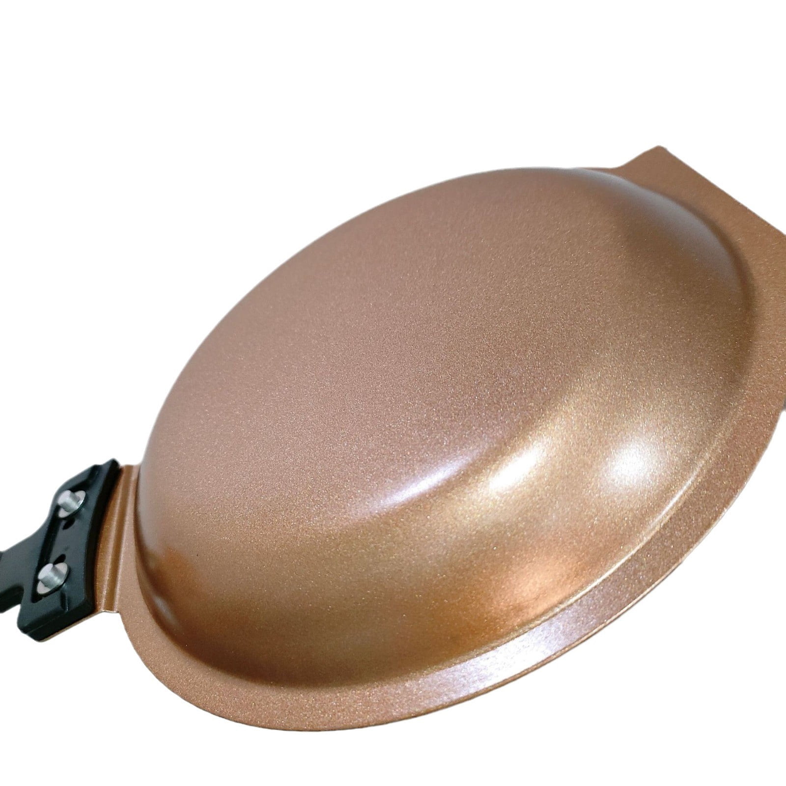 Double Sided Pan Flip Pancake Maker Non Stick Coating Flip Frying Pan For Home Kitchen Cooking(Gold-34X19Cm)