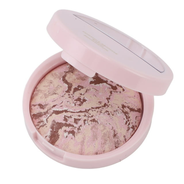 Bronze Setting Powder 9g Marbleized Moisturizing Bronzing Powder for Highlighting Contour Sun Kissed Soft Radiance 3 Years Shelf Life