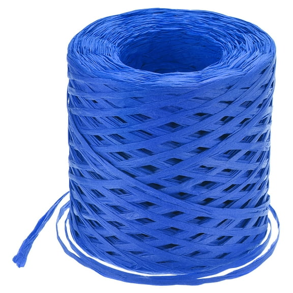 Uxcell Raffia Paper Craft Ribbon, 1/4 Inch 218 Yards Raffia String Packing Paper Twine, Sapphire