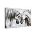 thumbnail image 2 of Creative Products Nuzzling Horses 36 x 24 Canvas Wall Art, 2 of 5