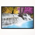 thumbnail image 2 of Designart - Erawan Waterfall - Landscape Photography Framed Canvas Art Print, 2 of 4