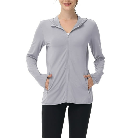 Women's Lightweight Casual Hooded Jacket for Outdoor and Daily Wear Comfortable Long Sleeve Coat All Season