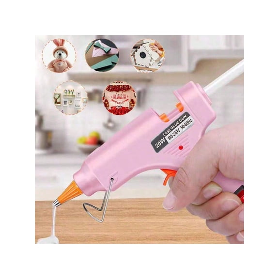 Corded Mini Hot Glue Gun 20W Hot Glue Gun Fast Heating Industrial High Temperature Glue Tool Mini Glue Gun Kit For Kids School Crafts And Quick Home Repair