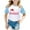 Light Blue, variant on Toddler Girls T Shirt Los Angeles Print Raglan Short Sleeve T-Shirt Casual Tshirt