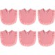 thumbnail image 1 of Baby Muslin Bandana Drool Bibs for Boys Girls Adjustable Baby Bibs Set 6PCS for Teething and Drooling Multi-Use Scarf Bibs-Pink, 1 of 4