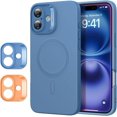 thumbnail image 1 of for iPhone 16 Pro Max Case, Compatible with MagSafe, Shockproof Military-Grade Protection, Magnetic Phone Case for iPhone 16 Pro Max, Classic Hybrid Case (HaloLock), Clear, 1 of 5