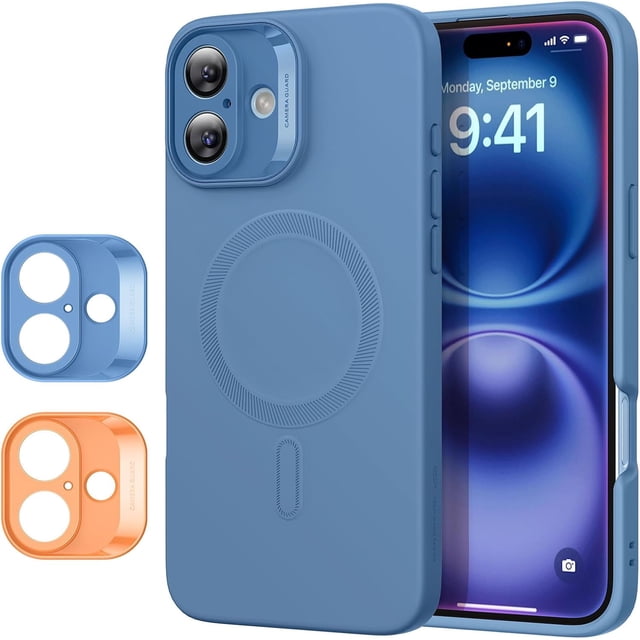 for iPhone 16 Pro Max Case, Compatible with MagSafe, Shockproof Military-Grade Protection, Magnetic Phone Case for iPhone 16 Pro Max, Classic Hybrid Case (HaloLock), Clear