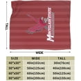 thumbnail image 3 of Montclair State University Logo Fleece Blanket, Very Soft Microfiber Flannel Blanket for Couch Warm and Cozy for All Seasons, 3 of 6