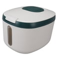 thumbnail image 1 of Grain Rice Storage Bin, Transparent Food Grain Container with Measuring Cup Space Saving Rice Bucket Storage Food Grain Storage Container for Grain Storage Dried Fruit, 1 of 8