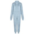 thumbnail image 6 of Idoravan Women Sets Clothing Clearance Womens Long Sleeve Solid Plush Tank Tops Set Elastic Waist Long Pants, 6 of 9