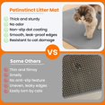 thumbnail image 3 of Alfombrilla Petinstinct Jumbo XXL, 46 x 66 cm, doble capa, gris, 3 of 9