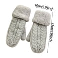 thumbnail image 3 of Winter Thermal Knitted For And Cold Weather Windproof Fleece Lined Touchscreen Compatible Hand Warmers, 3 of 8